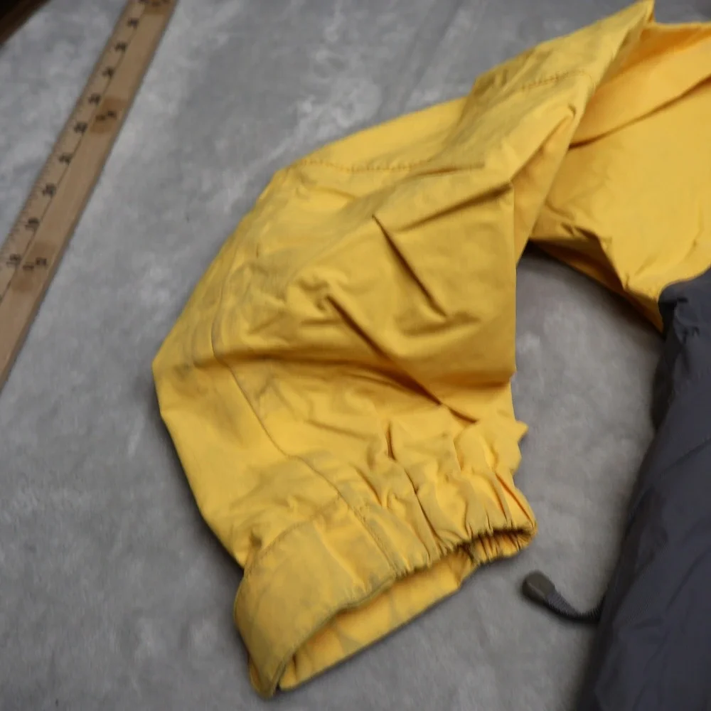 North Face Jacket Womens Medium‎ Yellow Waterproof Wind Rain Snow 3in1 Shell VTG